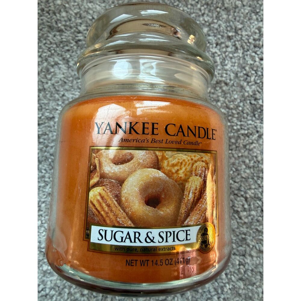 Yankee Candle Sugar and Spice Medium Jar Candle